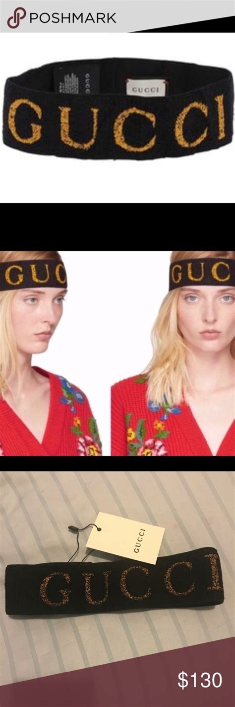 authentic gucci headband black.